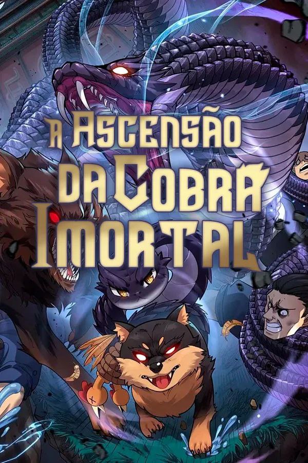 Capa de A Ascensao Da Cobra Imortal