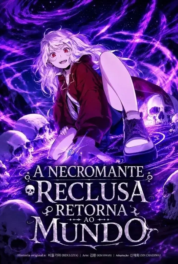 Capa de A Necromante Reclusa Retorna Ao Murim Outcast Necromancer