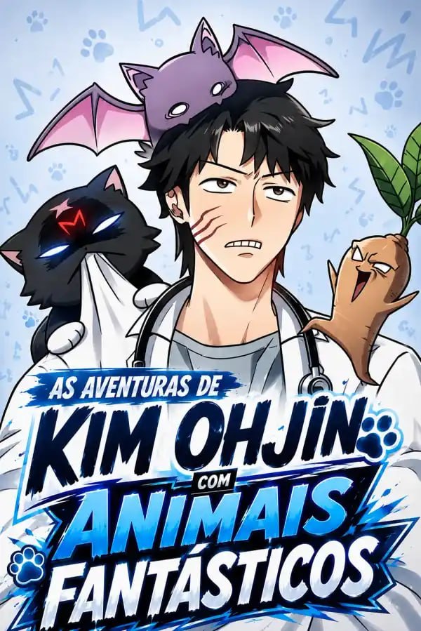 Capa de As Aventuras De Kim Ohjin Com Animais Fantasticos Kim Ohjin S Adventur