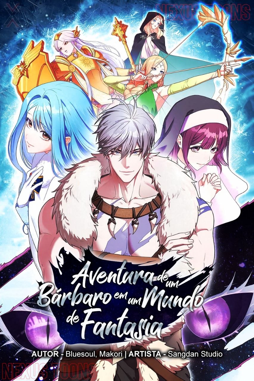 Capa de Aventura De Um Barbaro Em Um Mundo De Fantasia Barbarian S Adventure I