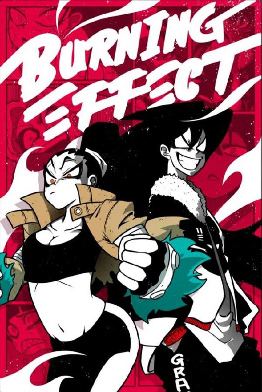 Capa de Burning Effect Efeito De Queima