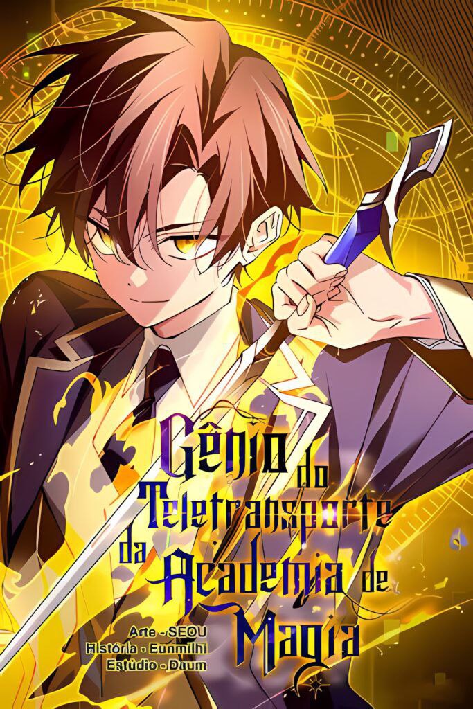 Capa de Genio Do Teletransporte Da Academia De Magia Magic Academy S Genius Bl