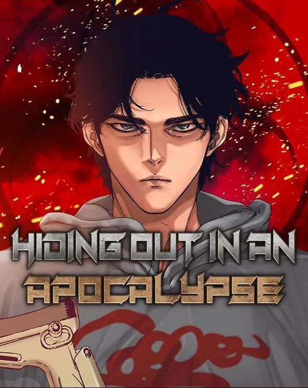 Capa de Hiding Out In An Apocalypse Se Escondendo Em Um Apocalipse