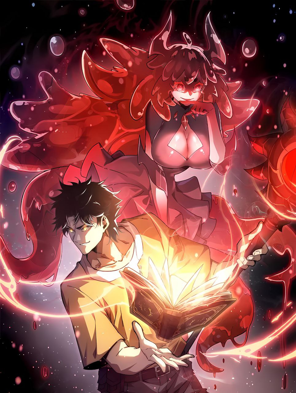 Capa de Invocador De Demonios Do Abismo Summon The Demon For I Am The Abyss