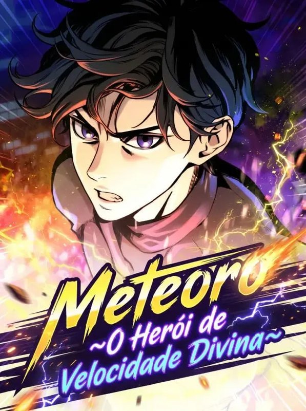 Capa de Meteoro O Heroi De Velocidade Divina Meteor The Supersonic Savior