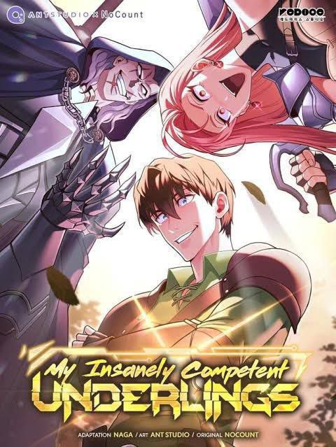 Capa de My Insanely Competent Underlings Meus Subordinados Insanamente Fortes