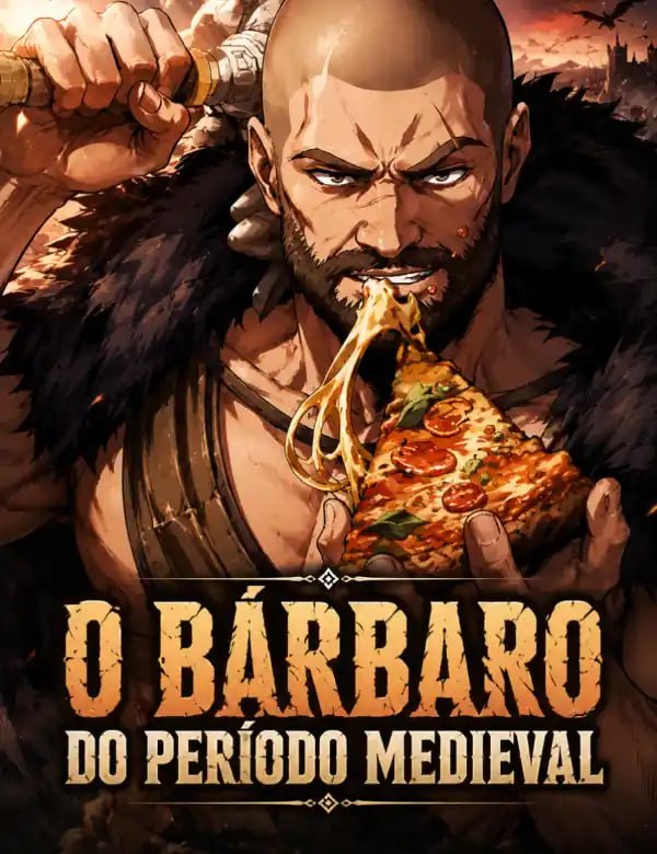 Capa de O Barbaro Do Periodo Medieval The Barbarian Of A Medieval Period