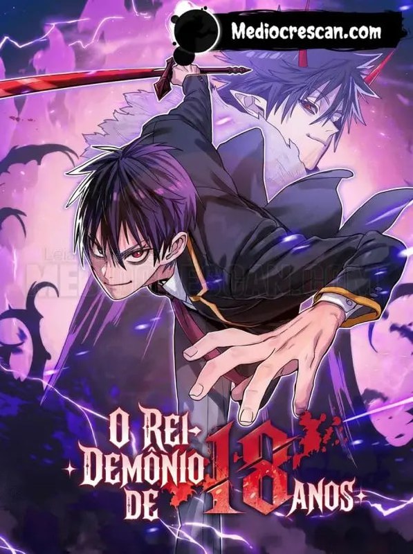 Capa de O Rei Demonio De 18 Anos The 18 Year Old Demon King