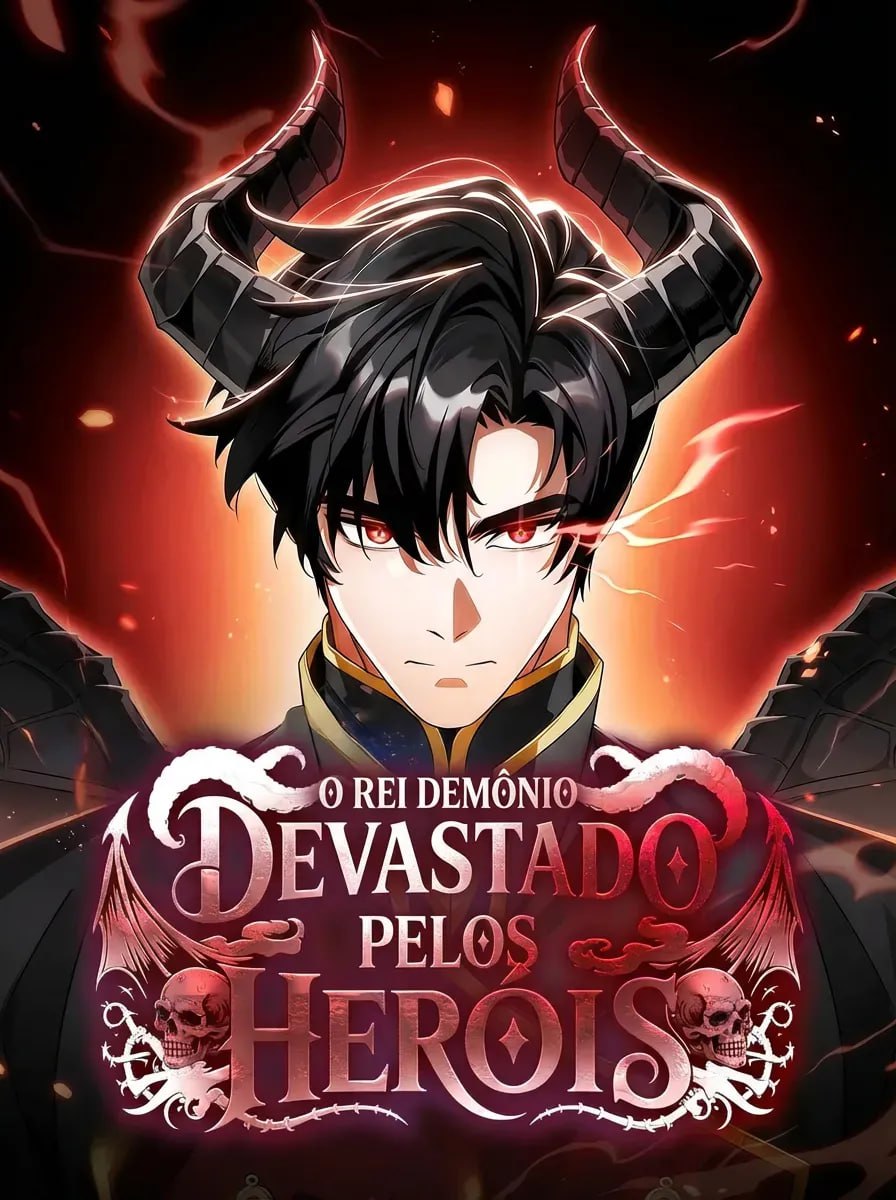 Capa de O Rei Demonio Devastado Pelos Herois