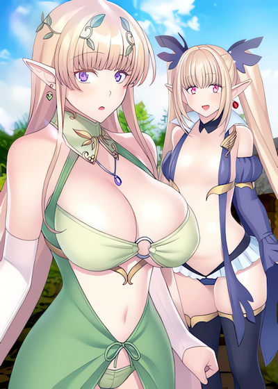 Capa de Saving a Depopulated Elven Village with My Unstoppable Sex Drive (Official)