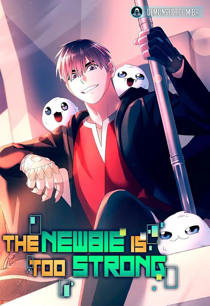 Capa de The Newbie Is Too Strong O Novato E Muito Forte