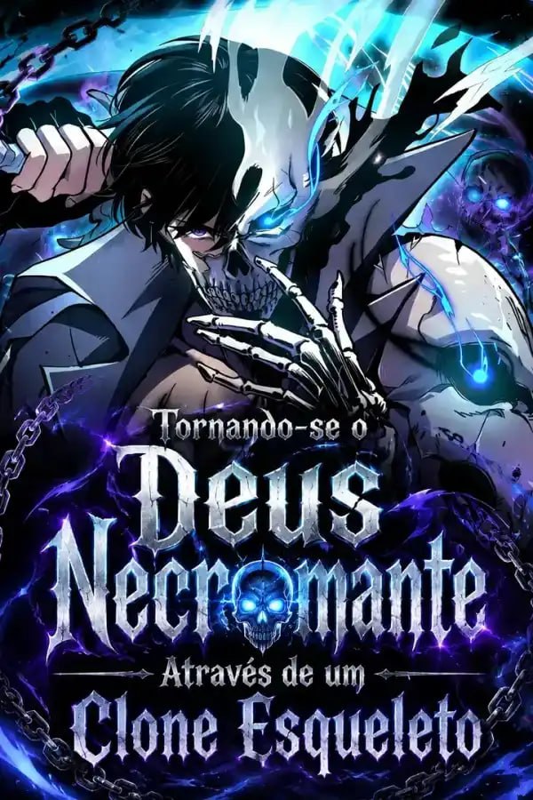 Capa de Tornando Se O Deus Necromante Atraves De Um Clone Esqueleto Becoming N